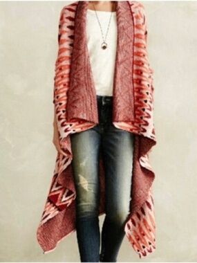 Anthro Sleeping On Snow S Knit Wool Blend Cardigan Sweater